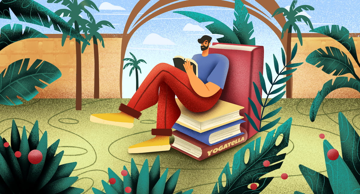 Andrei reading books